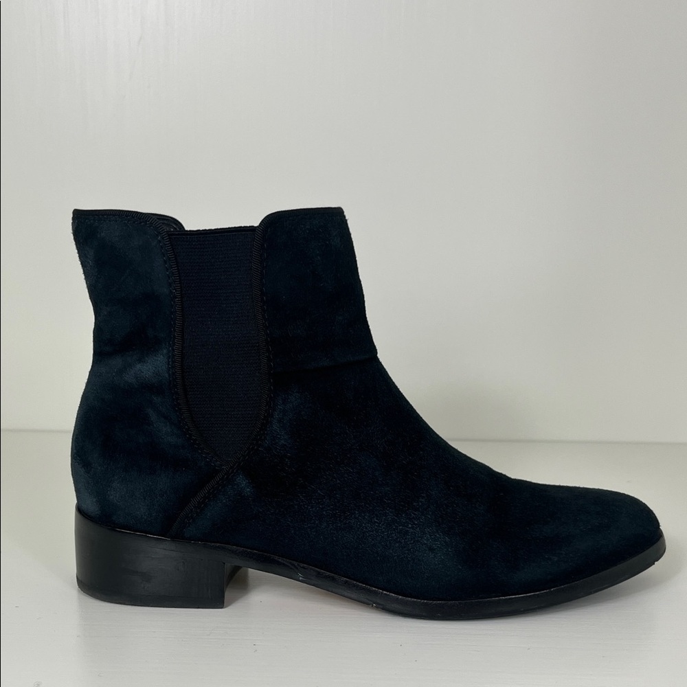 Ann Taylor Seraphina Black Suede Chelsea Bootie | Fall Bootie | Ankle Boots